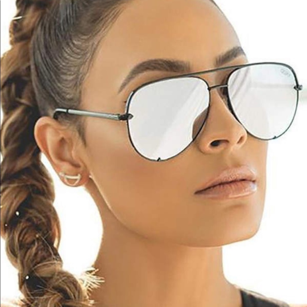 NEW! Quay X Desi Perkins High Key Aviator Sunglass